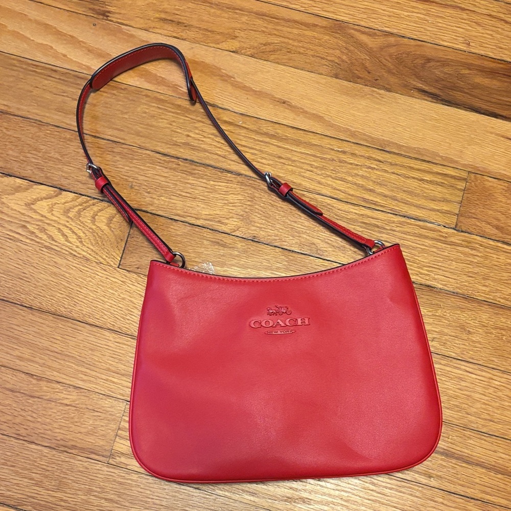 Coach Vibrant Red Shoulder Bag